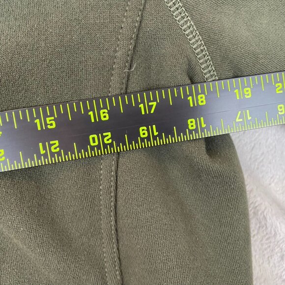 Aéropostale Women's Faux Fur Collar Full Zip Jacket XL Army Green Olive Green - Picture 5 of 11